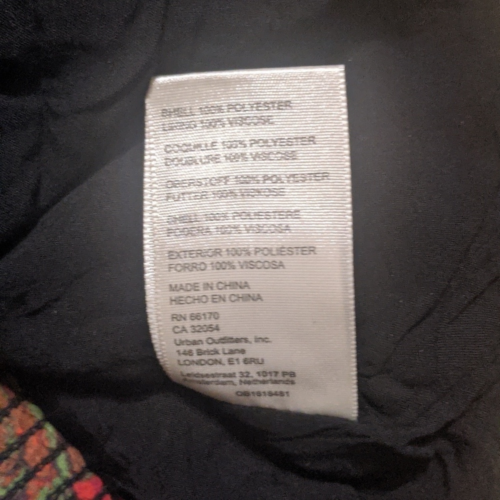 Free People NWOT Oh La La Blouse in Black Floral - Picture 8 of 10